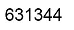 Número 631344 imagen negro