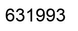 Number 631993 black image