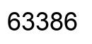 Number 63386 black image