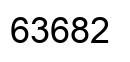 Number 63682 black image