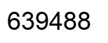 Number 639488 black image