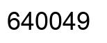 Número 640049 imagen negro