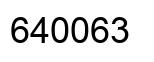 Número 640063 imagen negro