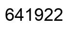 Número 641922 imagen negro