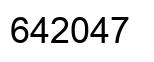 Número 642047 imagen negro