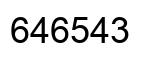 Número 646543 imagen negro