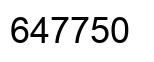 Número 647750 imagen negro