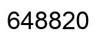 Number 648820 black image