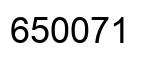 Número 650071 imagen negro