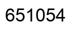 Número 651054 imagen negro