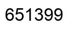 Número 651399 imagen negro