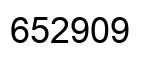 Número 652909 imagen negro
