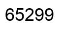 Número 65299 imagen negro