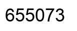 Number 655073 black image