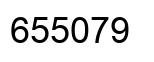 Number 655079 black image