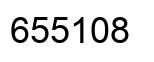 Number 655108 black image