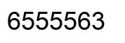 Número 6555563 imagen negro