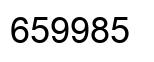 Número 659985 imagen negro