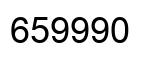 Número 659990 imagen negro