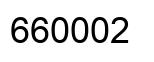 Number 660002 black image