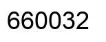 Número 660032 imagen negro
