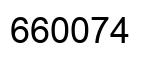 Número 660074 imagen negro