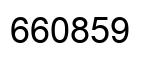 Number 660859 black image