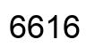 Number 6616 black image