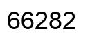 Número 66282 imagen negro