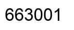 Número 663001 imagen negro