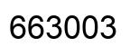 Número 663003 imagen negro