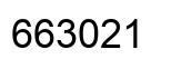 Number 663021 black image