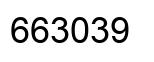 Number 663039 black image