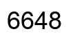 Number 6648 black image