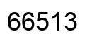Número 66513 imagen negro