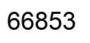 Number 66853 black image