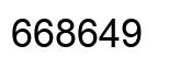 Número 668649 imagen negro