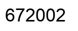 Número 672002 imagen negro