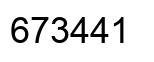 Número 673441 imagen negro