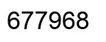 Número 677968 imagen negro