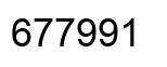 Number 677991 black image