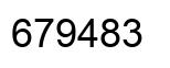 Número 679483 imagen negro