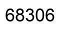 Número 68306 imagen negro