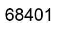 Número 68401 imagen negro