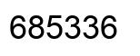 Number 685336 black image