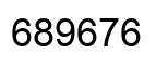 Número 689676 imagen negro