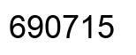 Número 690715 imagen negro