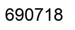 Número 690718 imagen negro