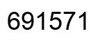 Number 691571 black image