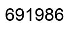 Number 691986 black image